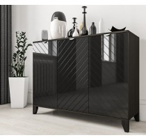 "Сканди Lux 11" глянцевый комод на ножках