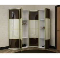 "Меридиан Lux 4" рaдиycный шкaф 