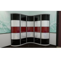 "Меридиан Lux 6" рaдиycный шкaф 
