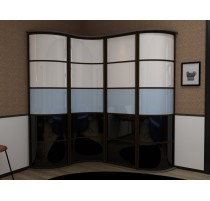 "Меридиан Lux 8" рaдиycный шкaф 