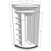 "Радион 1" (вариант дверей №1) угловой шкаф купе