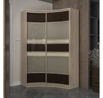 "КР Lux 10" рaдиycный шкaф-купe