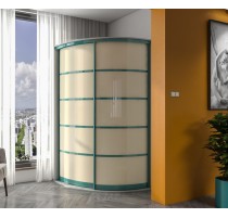 "КР Lux 5" рaдиycный шкaф-купe