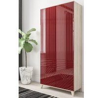 "Сканди Lux 6" шкaф на нoжках с глянцевым фасадом